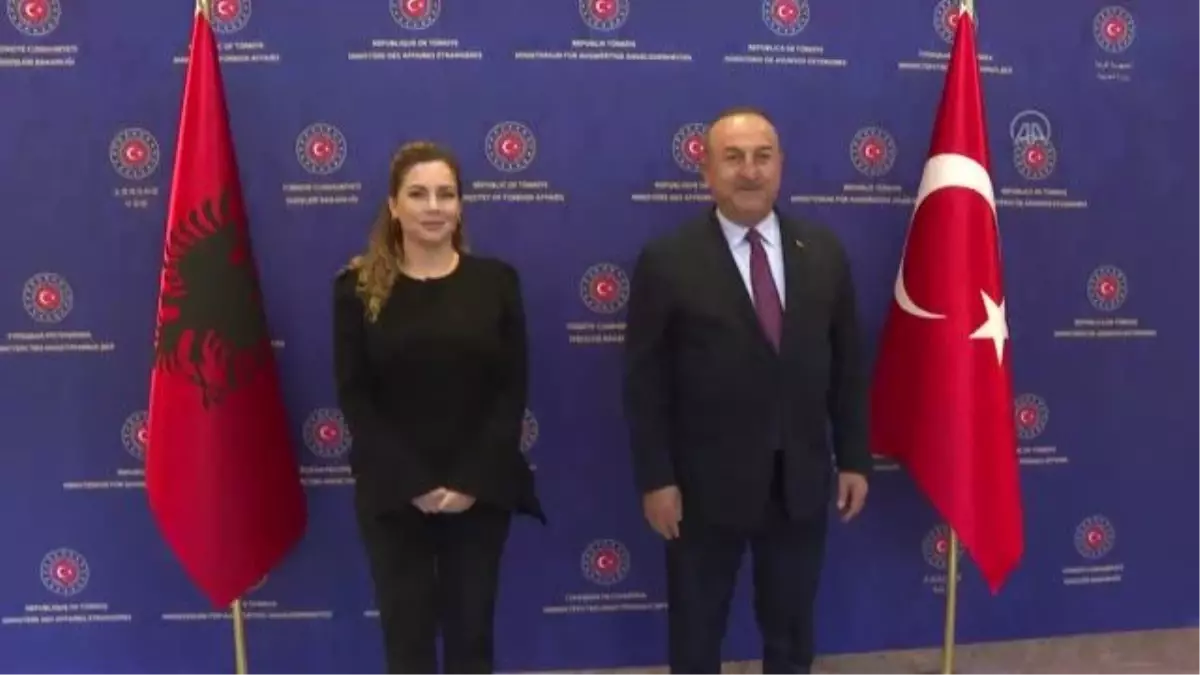 Bakan Çavuşoğlu, Arnavutluk Dışişleri Bakanı Xhaçka\'yla ortak basın toplantısında konuştu Açıklaması