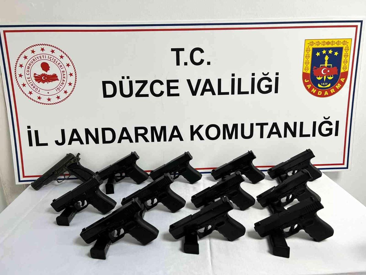 Düzce\'de silah kaçakçılığı operasyonu: 1 gözaltı