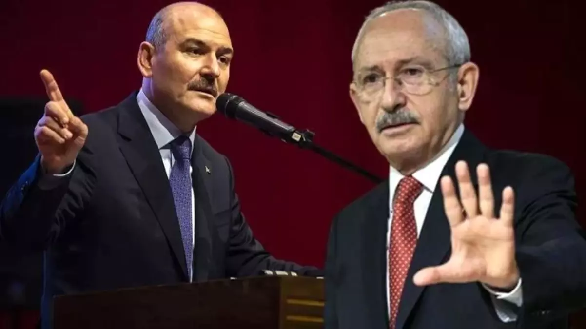 Bakan Süleyman Soylu\'dan CHP lideri Kemal Kılıçdaroğlu\'na suç duyurusu: İftiranı ispat etmezsen namertsin