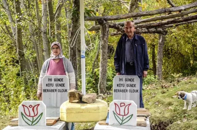 Ölmeden mezarını yaptırdı, musalla taşına yazdırdığı not ise gören herkes mest ediyor