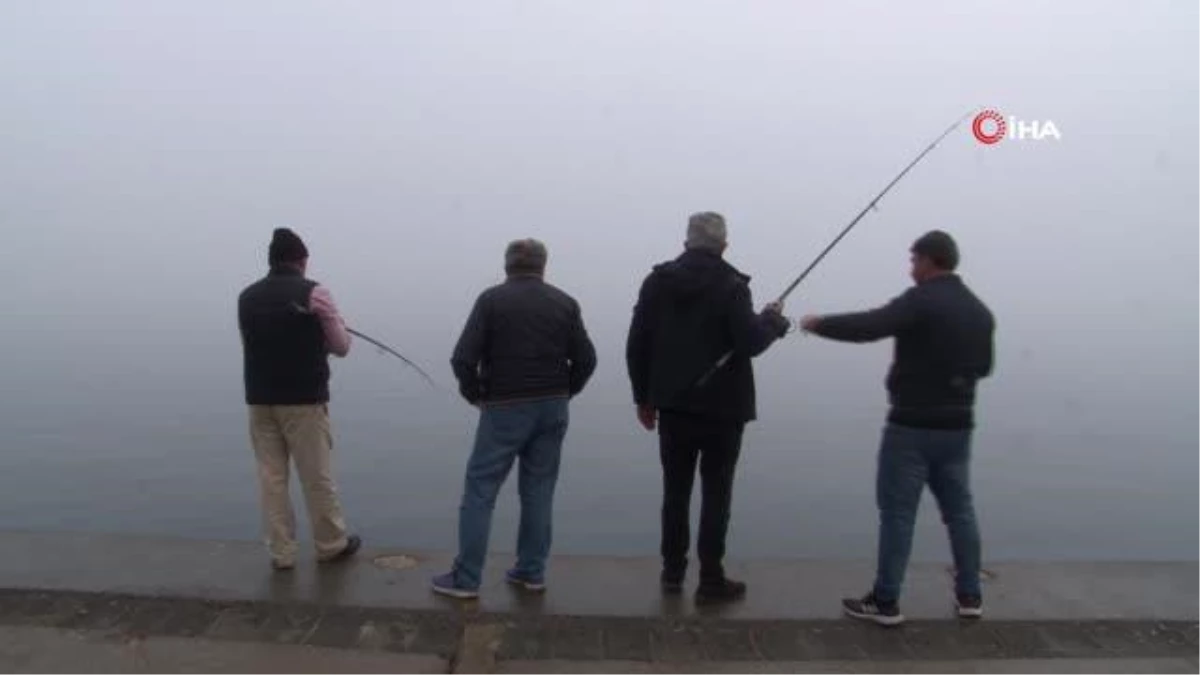 Olta balıkçıları sisli havada \'rastgele\' dedi