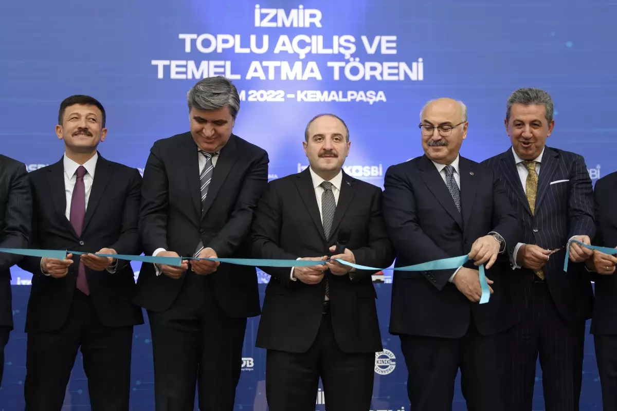 Sanayi ve Teknoloji Bakanı Varank, İzmir\'deki toplu açılış töreninde konuştu Açıklaması