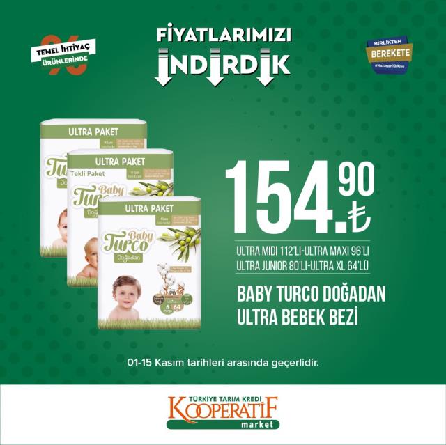 Tarım Kredi marketlerinde yeni indirim kampanyası! İşte fiyatı düşen ürünler Tarım Kredi marketlerinde yeni indirim kampanyası! İşte fiyatı düşen ürünler