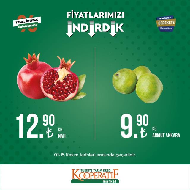Tarım Kredi marketlerinde yeni indirim kampanyası! İşte fiyatı düşen ürünler Tarım Kredi marketlerinde yeni indirim kampanyası! İşte fiyatı düşen ürünler