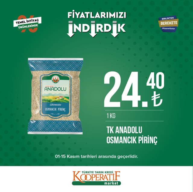Tarım Kredi marketlerinde yeni indirim kampanyası! İşte fiyatı düşen ürünler Tarım Kredi marketlerinde yeni indirim kampanyası! İşte fiyatı düşen ürünler