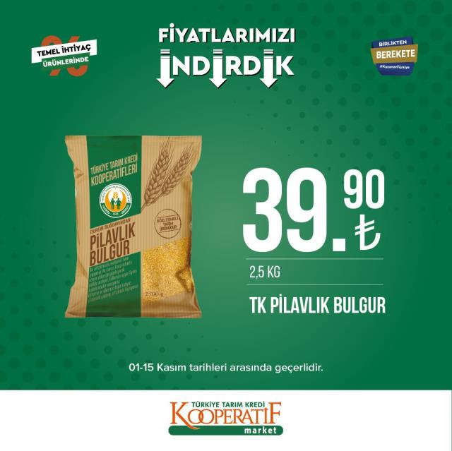 Tarım Kredi marketlerinde yeni indirim kampanyası! İşte fiyatı düşen ürünler Tarım Kredi marketlerinde yeni indirim kampanyası! İşte fiyatı düşen ürünler