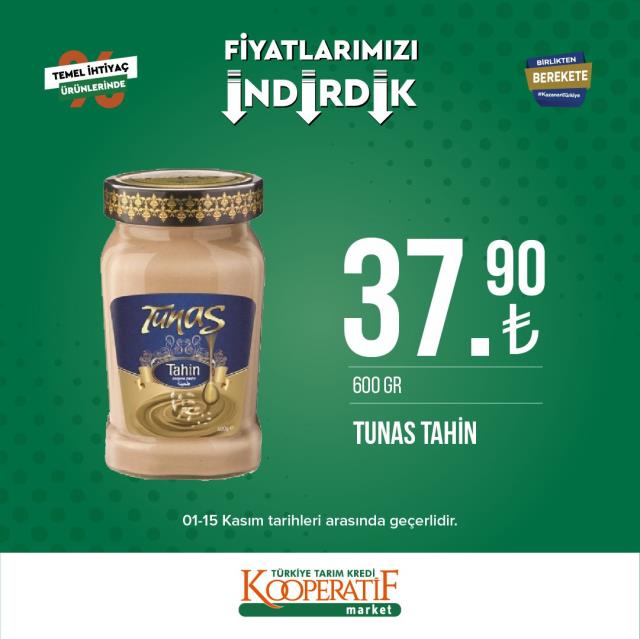 Tarım Kredi marketlerinde yeni indirim kampanyası! İşte fiyatı düşen ürünler Tarım Kredi marketlerinde yeni indirim kampanyası! İşte fiyatı düşen ürünler