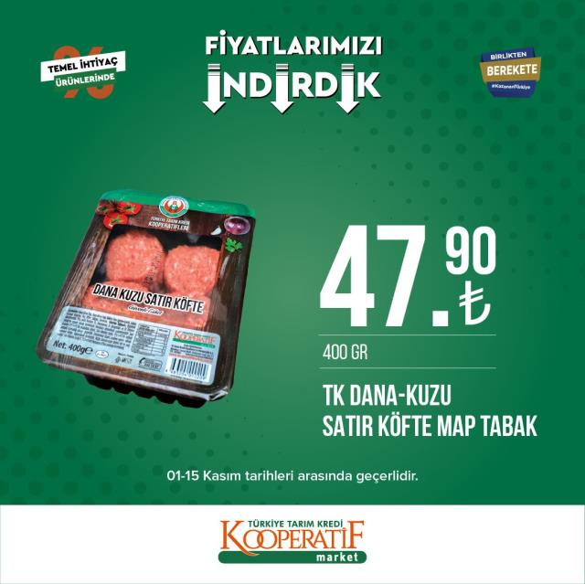 Tarım Kredi marketlerinde yeni indirim kampanyası! İşte fiyatı düşen ürünler Tarım Kredi marketlerinde yeni indirim kampanyası! İşte fiyatı düşen ürünler