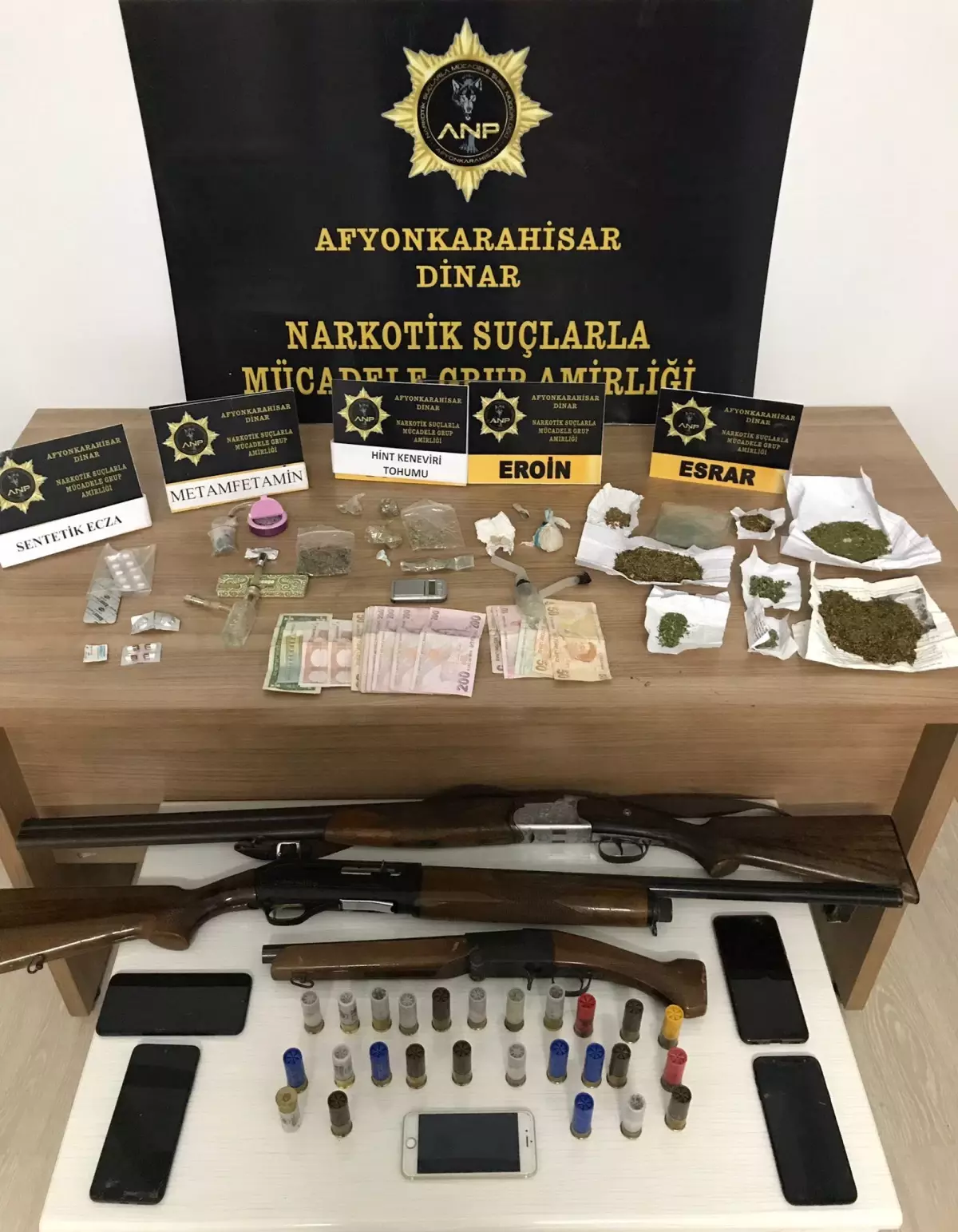 Afyonkarahisar'da uyuşturucu operasyonunda 2 şüpheli tutuklandı