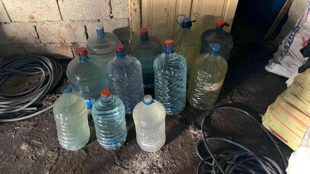 Arsuz\'da 190 litre kaçak içki ele geçirildi