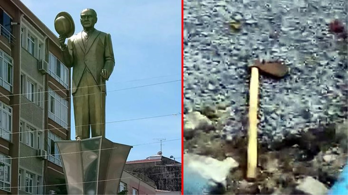 İstanbul Avcılar\'da Atatürk anıtına baltalı saldırı! Şüpheli hakkında adli ve idari işlem başlatıldı