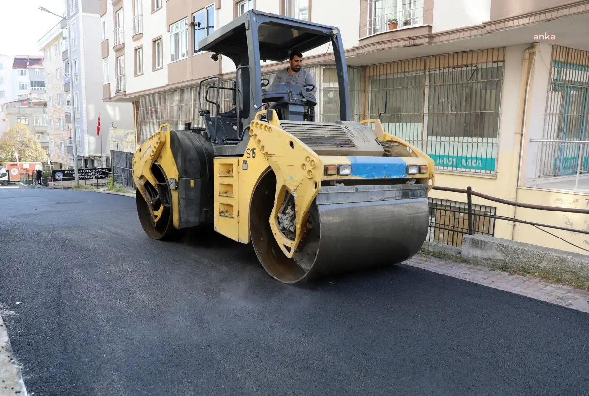 Çerkezköy Belediyesi, Yol Çalışmalarını Sürdürüyor