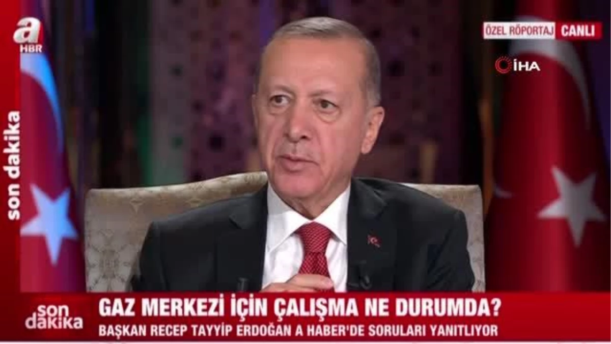 Cumhurbaşkanı Erdoğan: (Gaz merkezi) "Büyük ihtimalle Türkiye bu işin bir hub\'ı oluyor.
