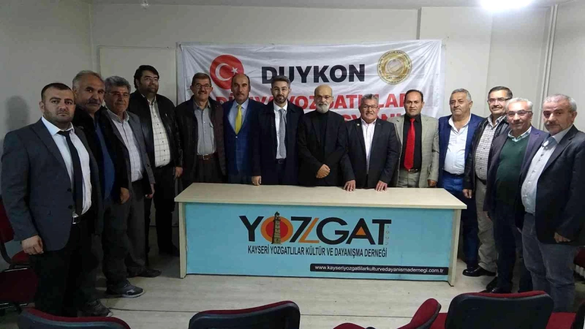 DUYKON Başkanı Özcan: "Dünyada yaşayan Yozgatlıların şemsiyesi olacağız"