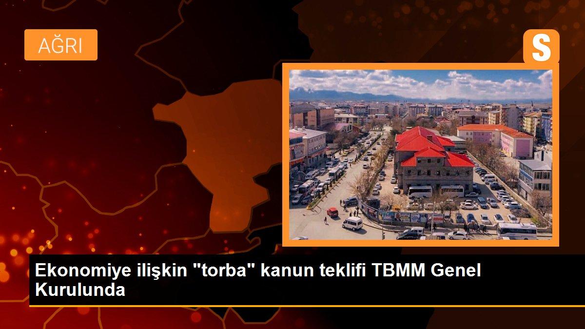 Ekonomiye ilişkin "torba" kanun teklifi TBMM Genel Kurulunda