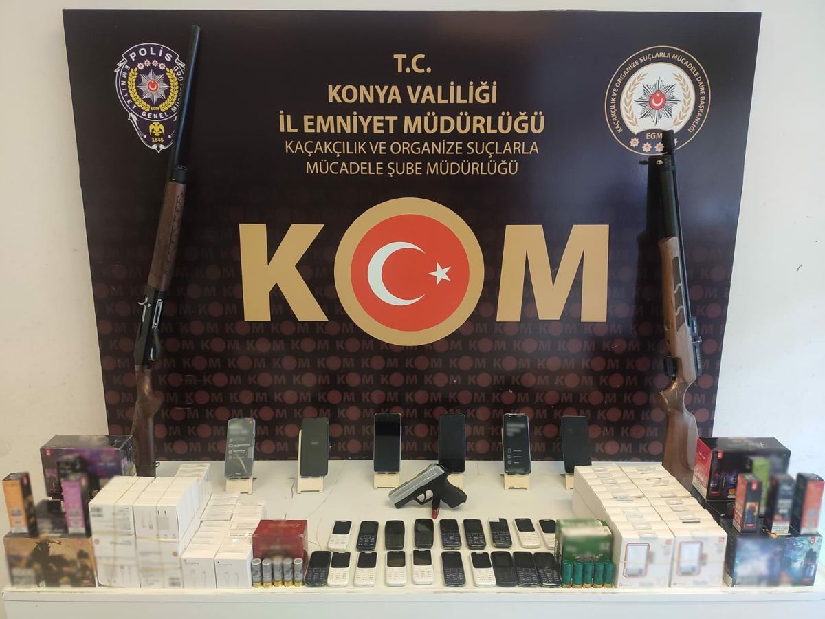 Konya\'da kaçakçılık operasyonunda 3 zanlı yakalandı