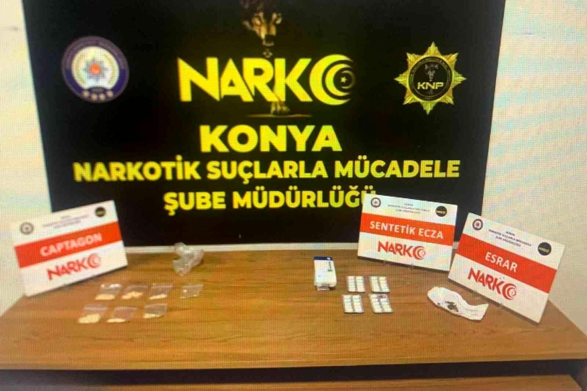 Konya\'da uyuşturucu satıcısı kuaför yakalandı