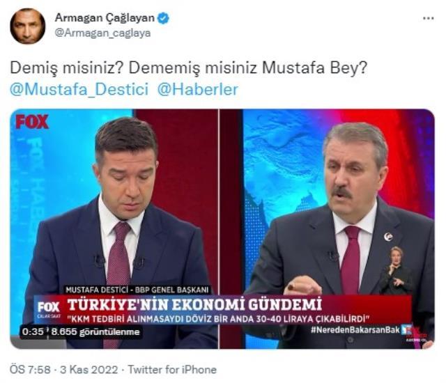 Asgari ücret tartışması giderek büyüyor! Armağan Çağlayan, BBP lideri Destici'ye yanıt verdi