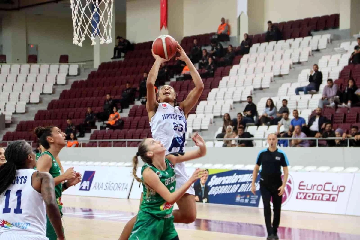 Basketbol FIBA Kadınlar Avrupa Kupası: Hatay BŞB: 93 Beroe: 73
