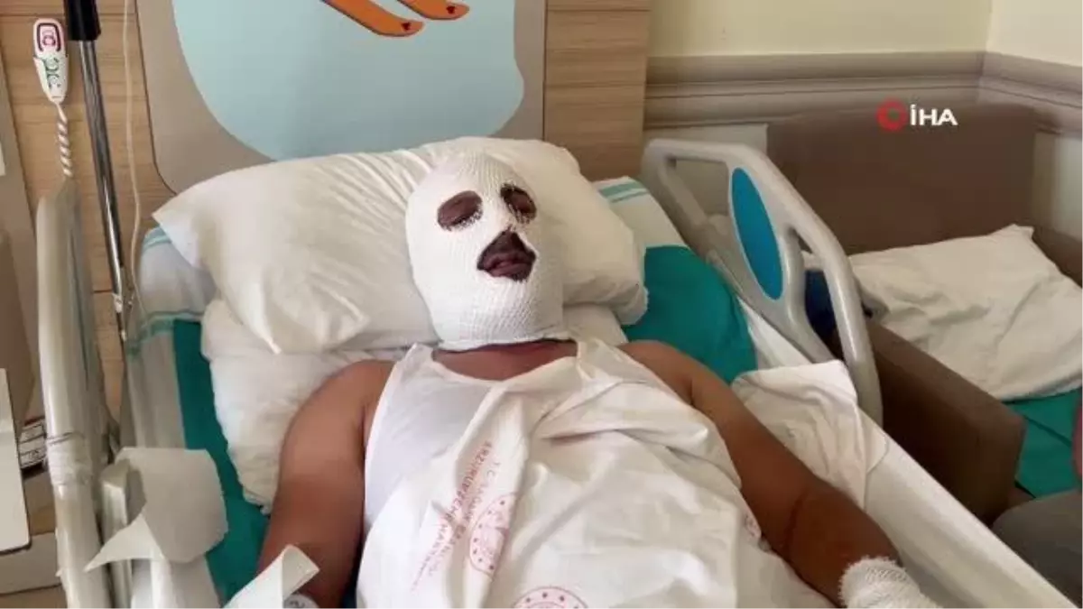 Doğal gaz borusunu tamir etmek için gitti felaketi yaşadı