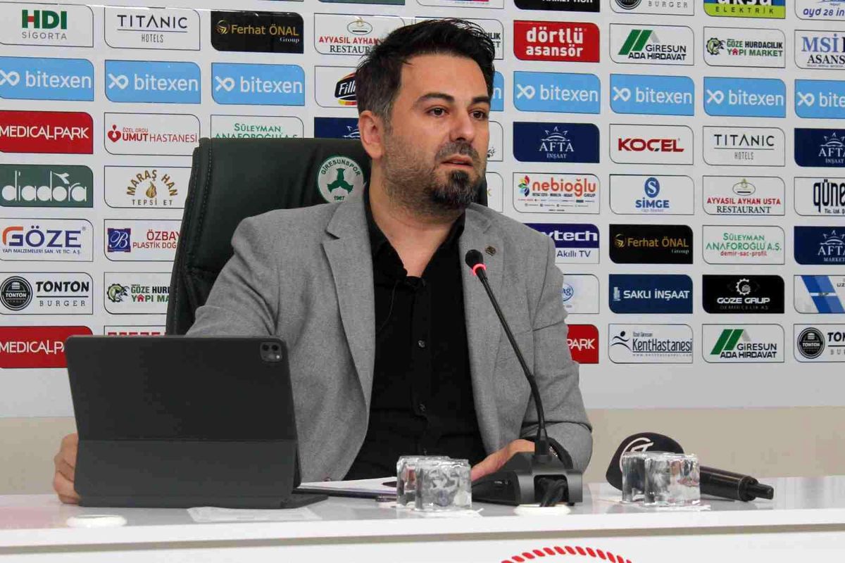 Giresunspor Basın Sözcüsü Ferhat Karademir: "Giresunspor, bu tezahüratları hiç hak etmiyor"