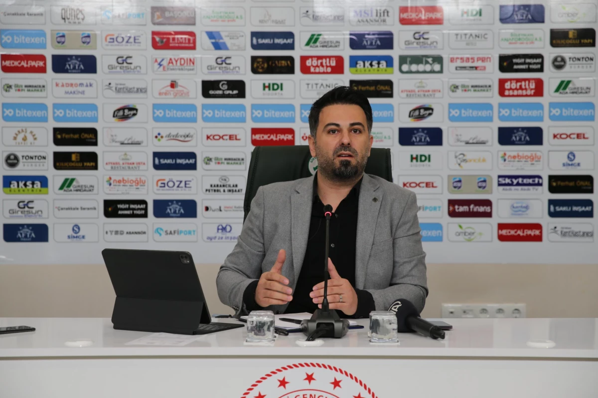 Giresunspor Basın Sözcüsü Ferhat Karademir\'den gündeme dair açıklamalar Açıklaması