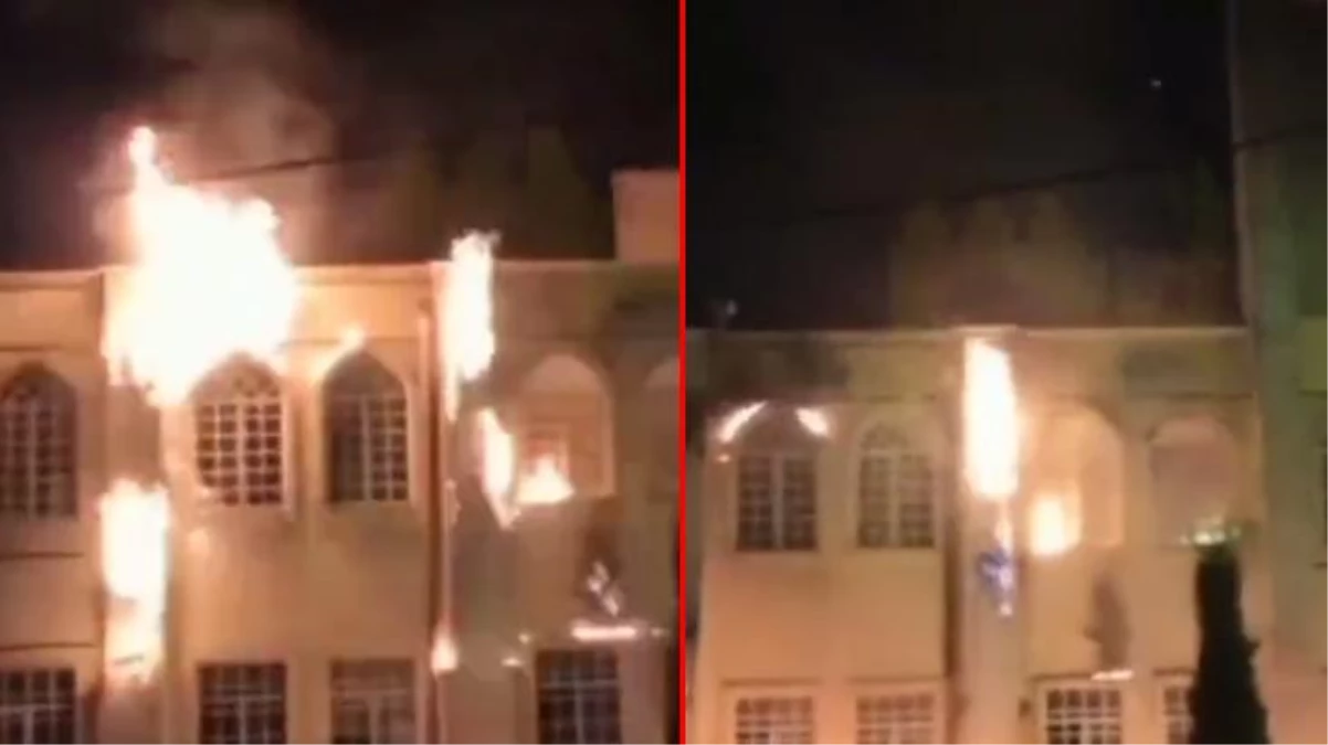 İran\'da protestolar şiddetlendi! Molla yetiştiren medreseleri ateşe verdiler