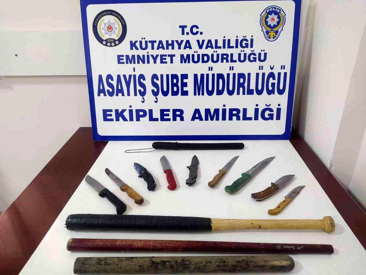 Kütahya\'da "Dar Bölge" asayiş uygulaması
