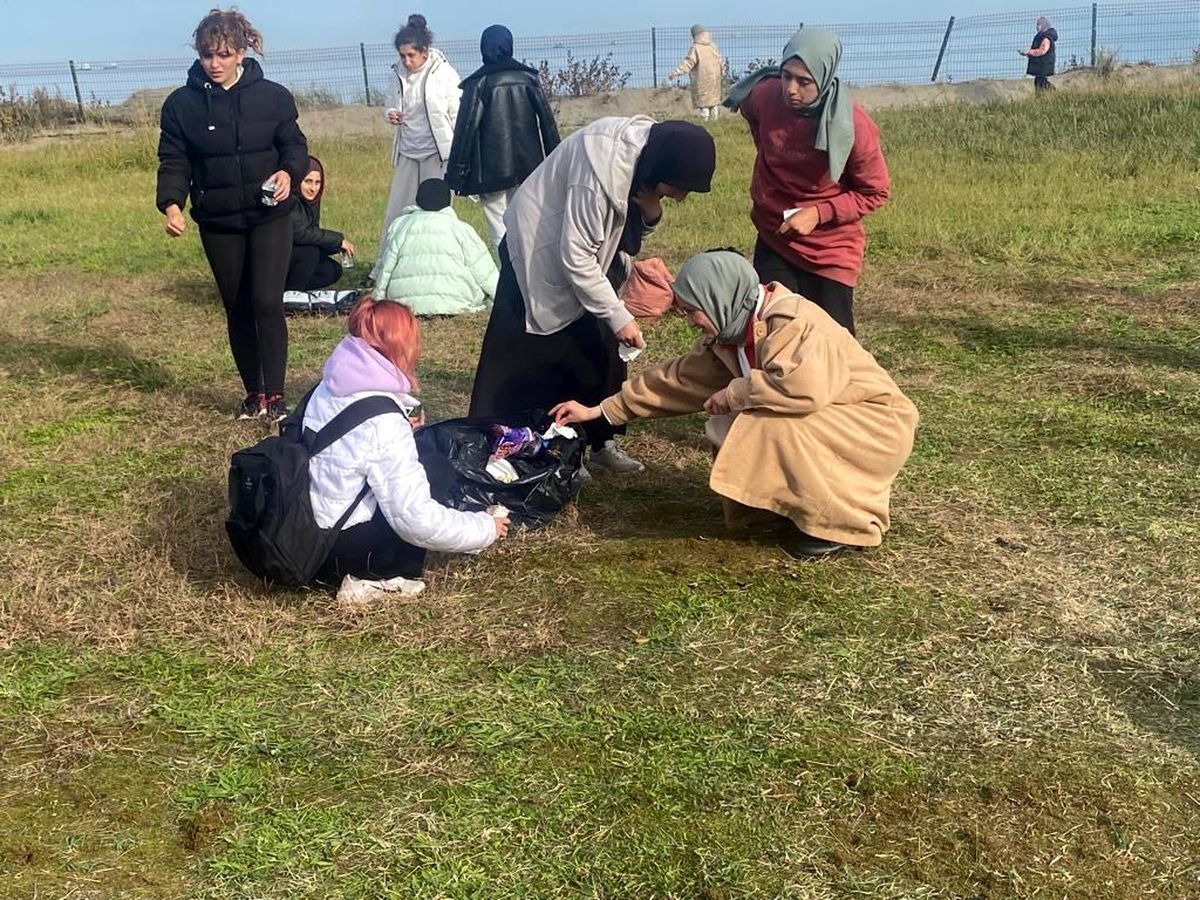 Öğrenciler kampta bir araya geldi