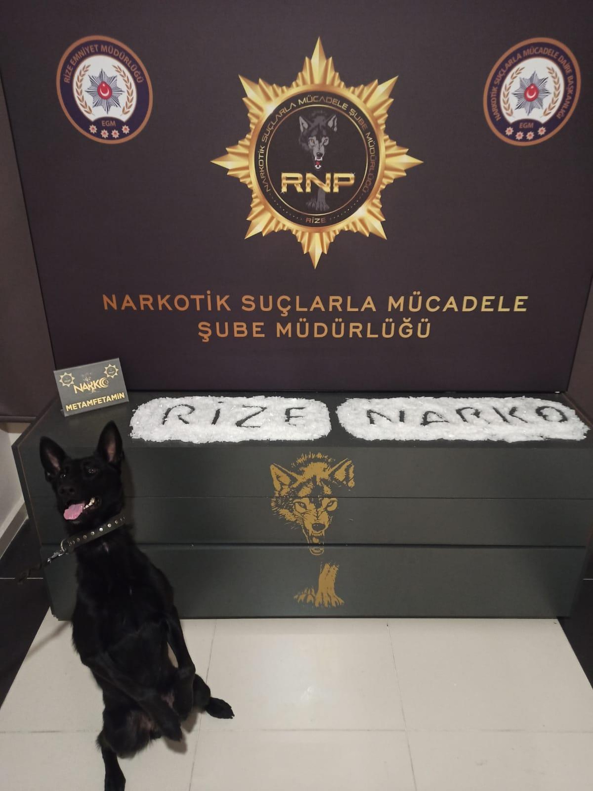 Rize\'de 1,7 kilogram metamfetamin ile yakalanan zanlı tutuklandı