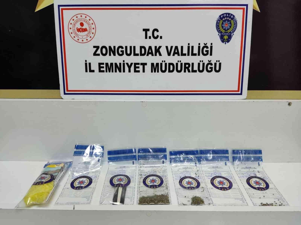 Zonguldak\'ta uyuşturucu operasyonunda 3 tutuklama