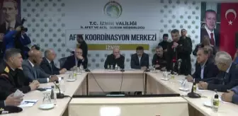Bakan Soylu, Afet Koordinasyon Merkezi'nde deprem hakkında brifing aldı