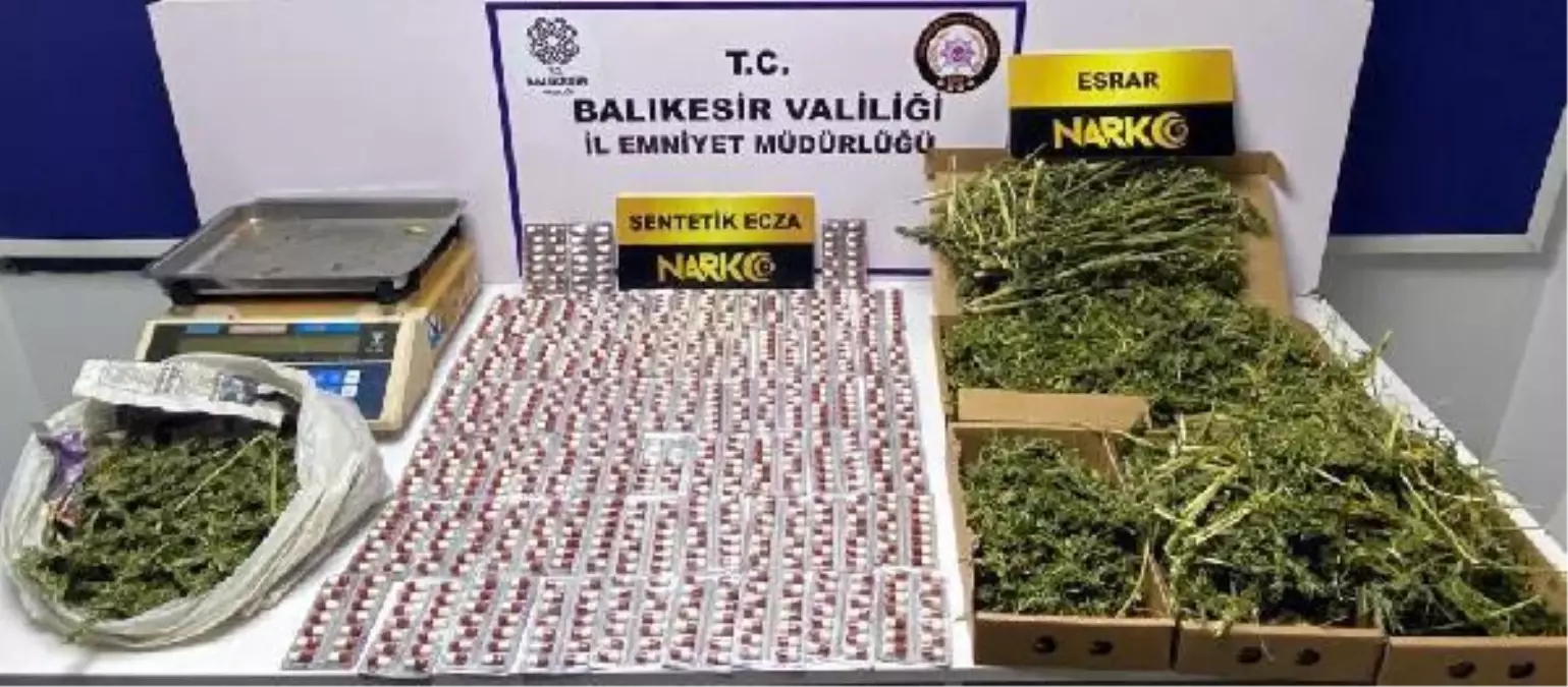Balıkesir'de uyuşturucu operasyonu: 10 gözaltı