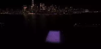 Candy Crush'ın 10. yılında New York semaları 500 dronla aydınlatıldı