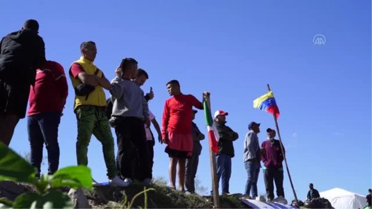CİUDAD JUAREZ - Venezuelalı göçmenlerin ABD-Meksika sınırındaki bekleyişi