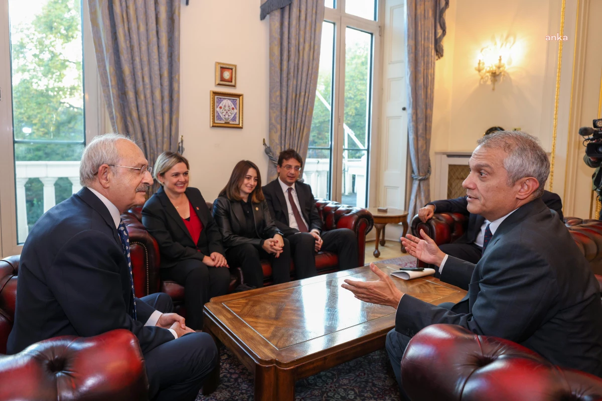 Kılıçdaroğlu, Londra Büyükelçisi Ümit Yalçın ile Görüştü