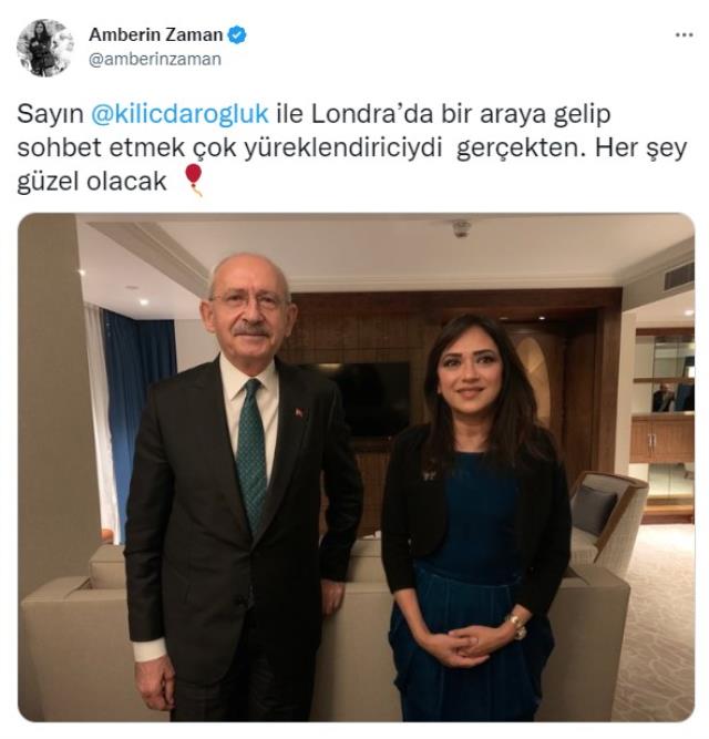 Kılıçdaroğlu'nun Londra'da Amberin Zaman ile görüşmesi büyük tartışma yarattı
