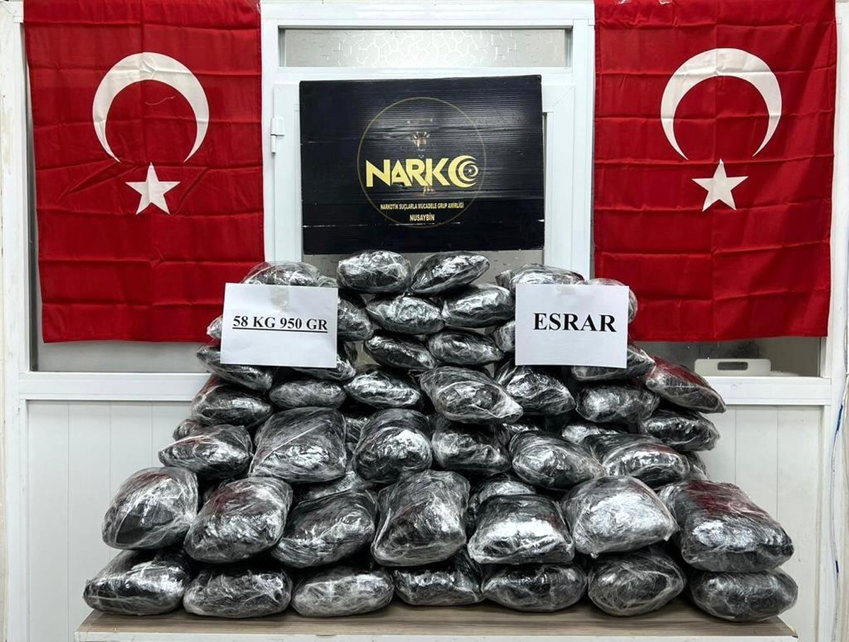 Nusaybin polisinden son yılların en büyük uyuşturucu operasyonu