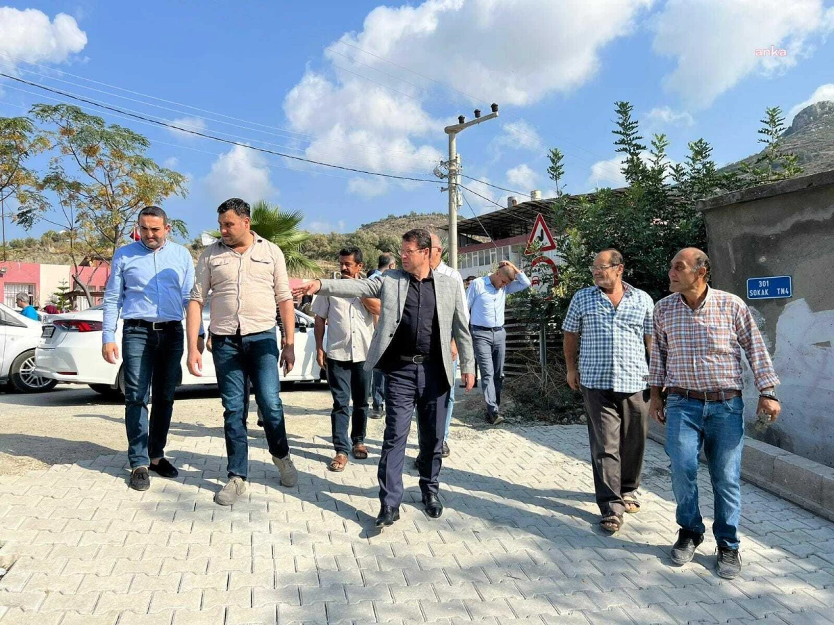 Samandağ Belediye Başkanı Eryılmaz, Çalışmaları Yerinde İnceledi