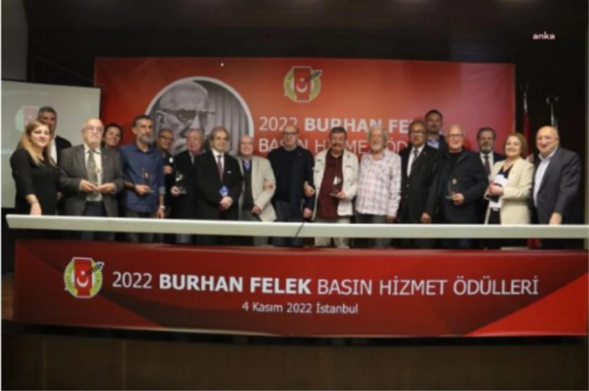 Tgc 2022 Burhan Felek Basın Hizmet Ödülleri Sahiplerini Buldu