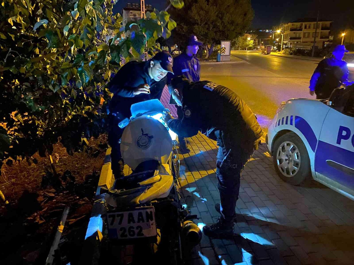 Alanya\'dan çalınan motosiklet Gazipaşa\'da bulundu