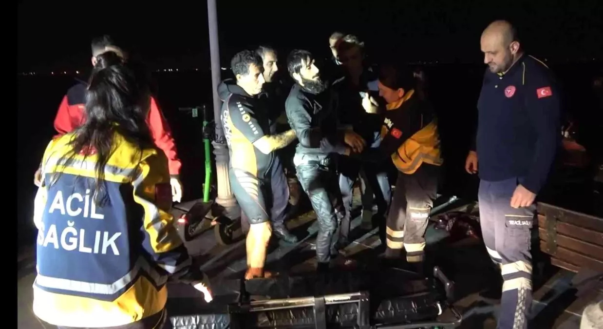 Balık tutmak isterken canından oluyordu