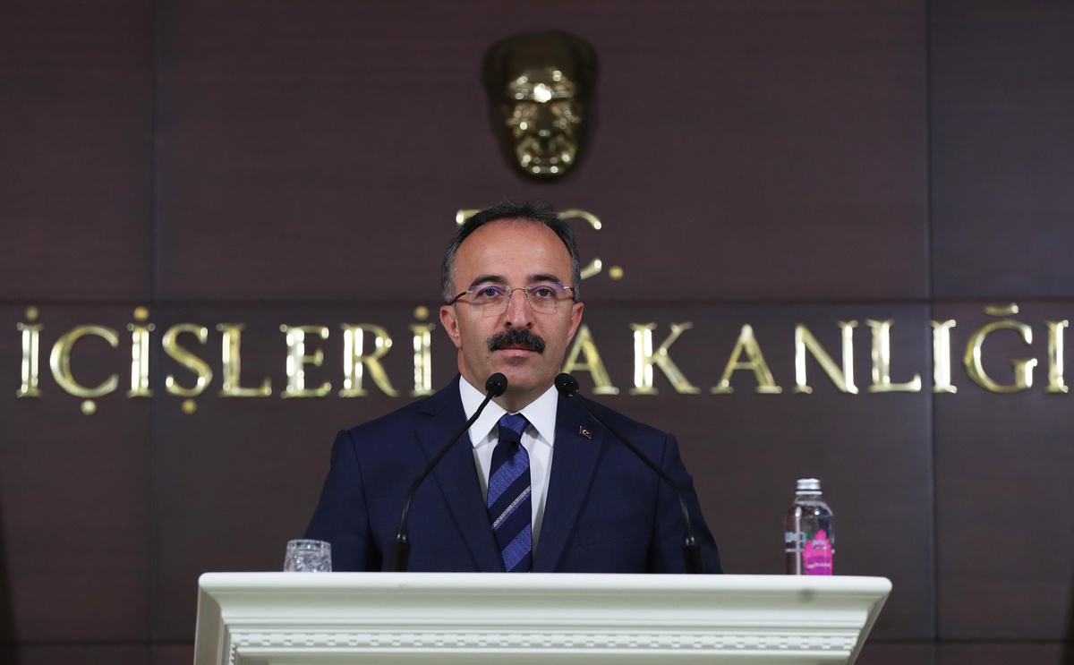 İçişleri Bakanlığı Sözcüsü Çataklı, ekim ayı bilgilendirme toplantısında konuştu Açıklaması