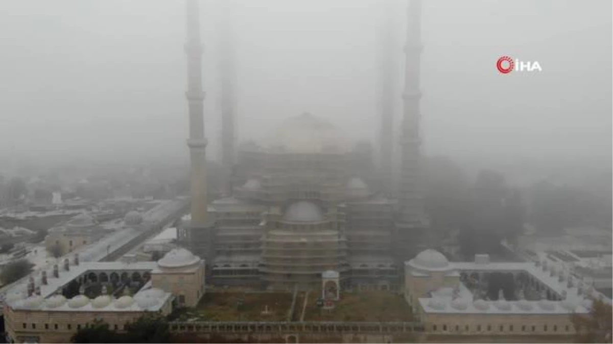 Selimiye Camii sislerle kaplandı