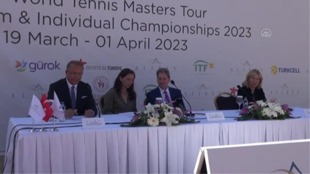 Teniste Senyör Dünya Takım ve Senyör Dünya Ferdi Şampiyonası Antalya\'da düzenlenecek