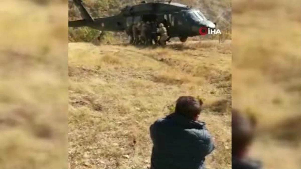 Bingöl\'de 14 saatlik aramanın ardından bulunan yaşlı kadın helikopterle hastaneye kaldırıldı