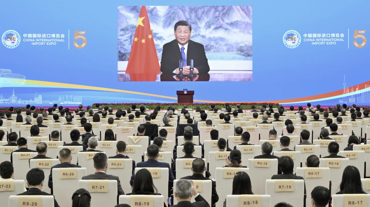 Çin Cumhurbaşkanı Xi, Cııe Fuarının Açılış Töreninde Bir Konuşma Yaptı