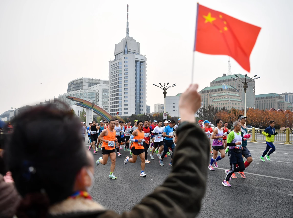 Çin\'de 2022 Beijing Maratonu Düzenlendi