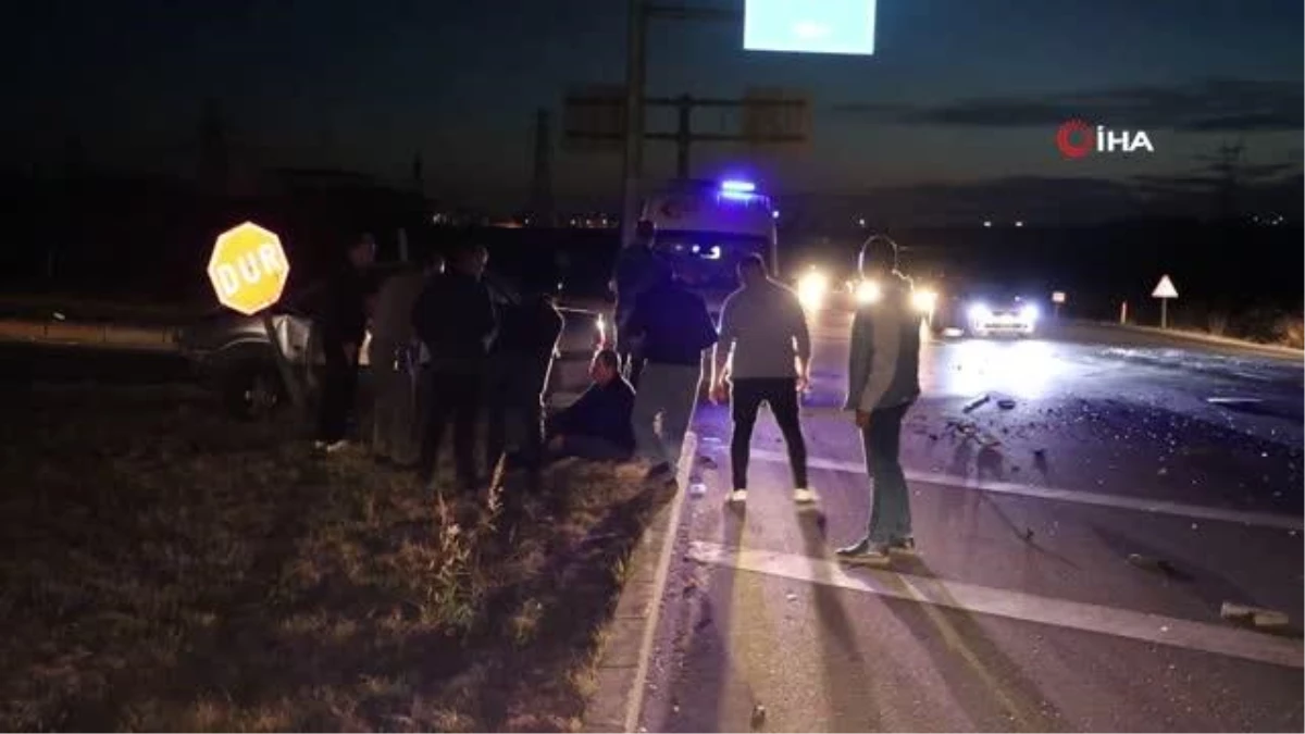 Edirne\'de otomobil ile tır çarpıştı: 1 yaralı