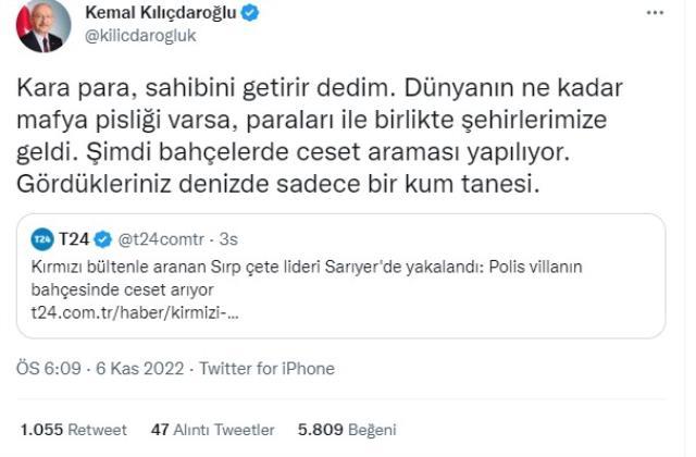 'Kartellere sesleniyorum' diyen Kılıçdaroğlu, Sırpça mesaj yolladı: Şehirlerimizi terk edin, sizi yok edeceğiz